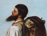 Detail of encounter, Gustave Courbet